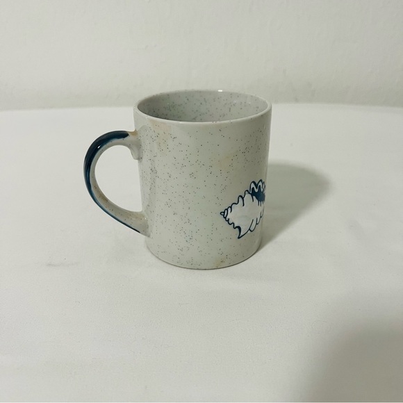 Vintage Corpus Christi, Texas Embossed Seashell Coffee Tea Mug Gray/Navy - Picture 3 of 6
